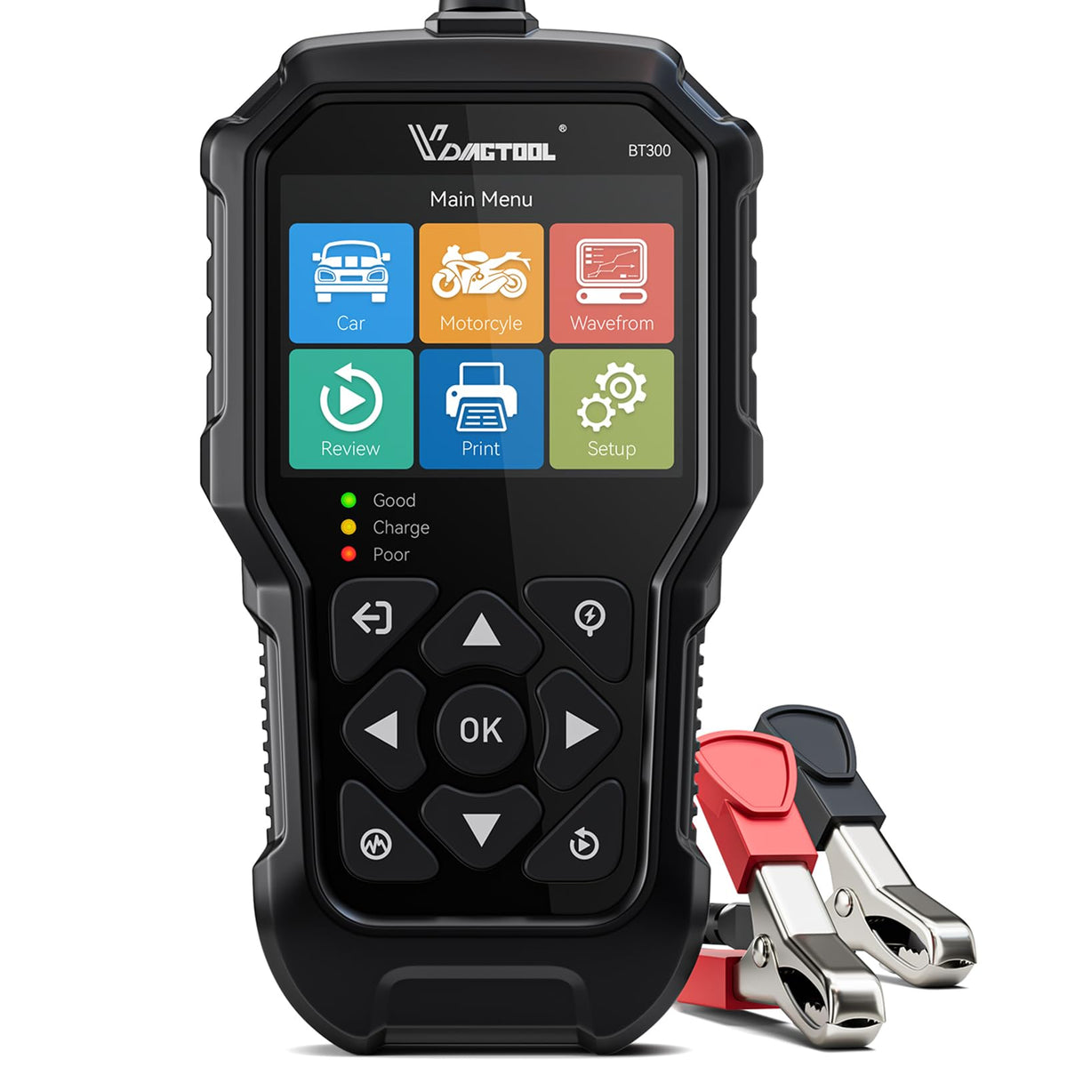 VDIAGTOOL front display showing test results and easy reading