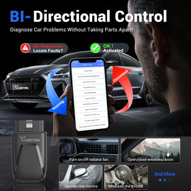 VDIAGTOOL app live data screen with D200 showing real-time diagnostics benefit fast fault spotting