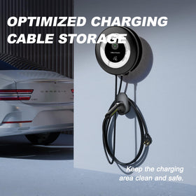 VDLPOWERVP charger connected to SUV, demonstrates real‑world charging use