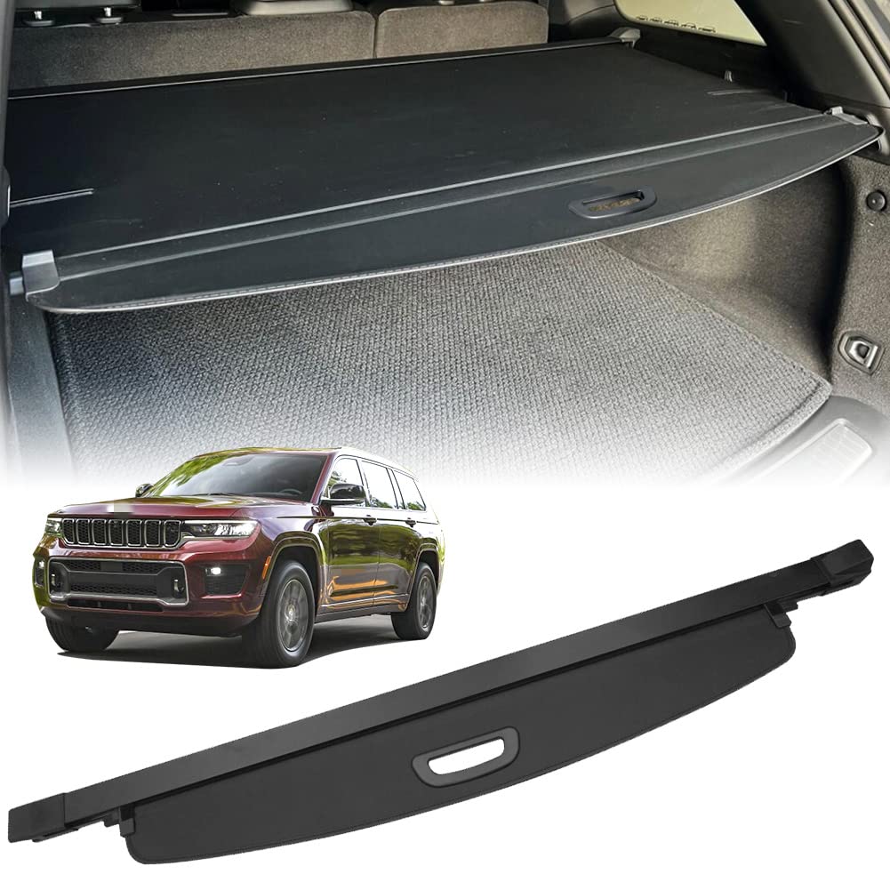 VeCarTech front view installed in Jeep Grand Cherokee showing clean concealed cargo