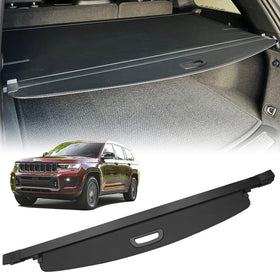 VeCarTech front view installed in Jeep Grand Cherokee showing clean concealed cargo