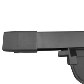 VeCarTech sliding into factory grooves showing tool-free secure installation