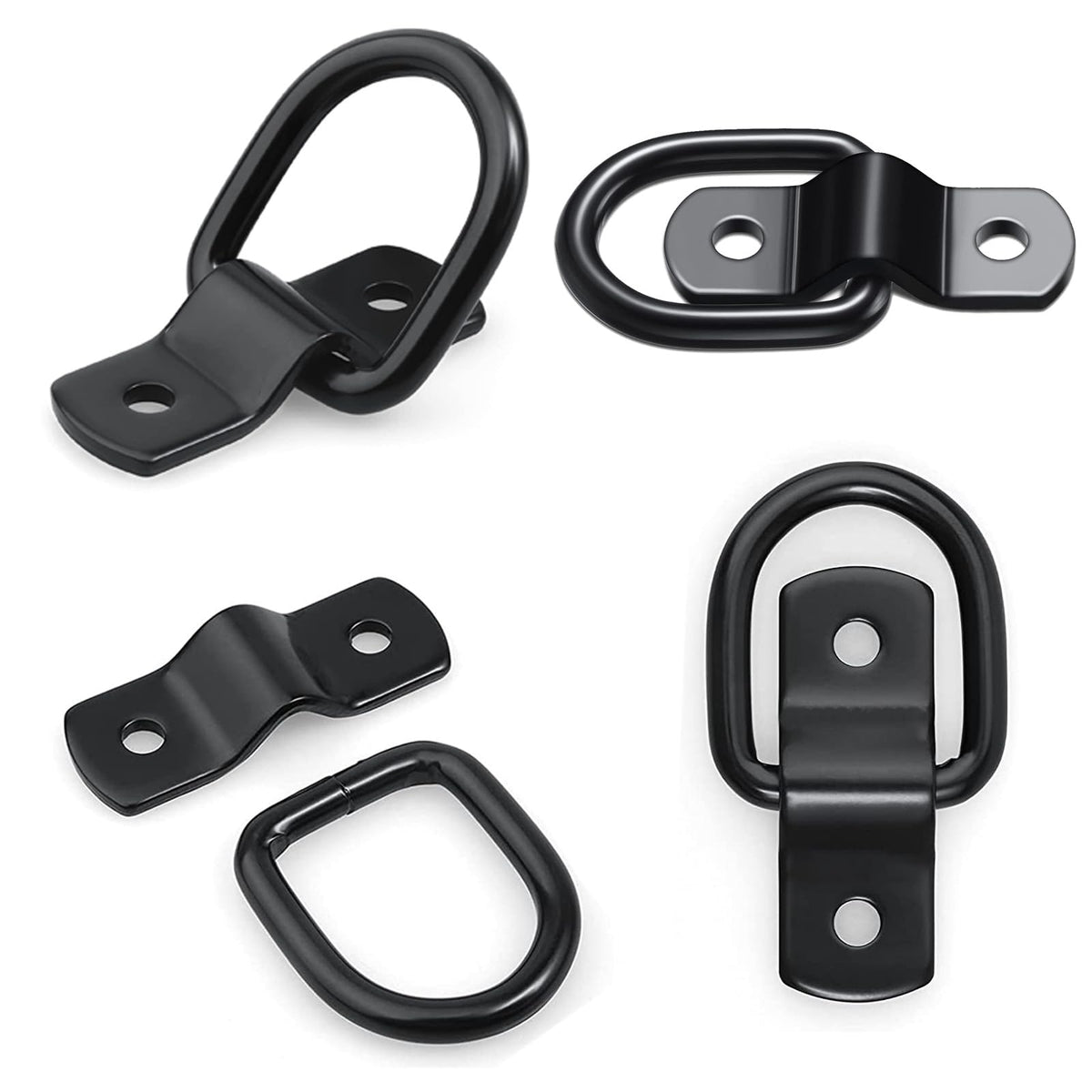 VEEBELL fold-flat D-ring profile showing low-profile storage advantage