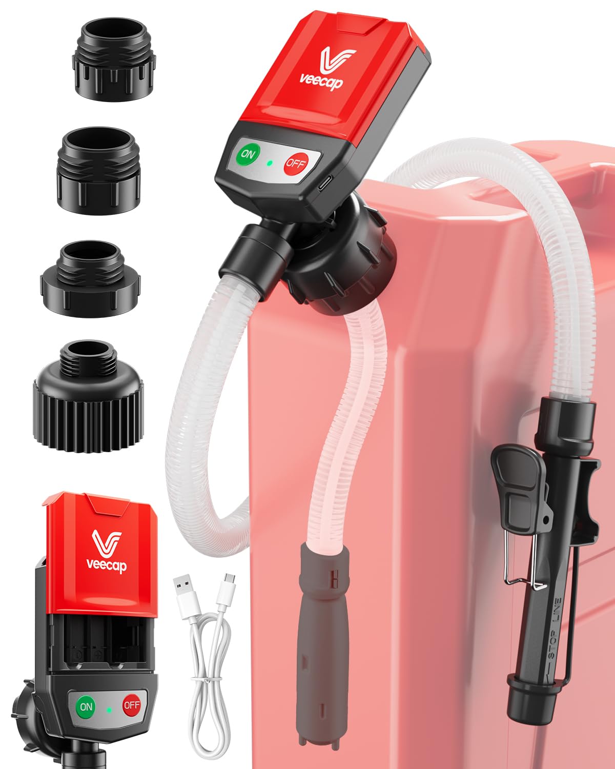 VEECAP pump front view showing compact design and easy controls for fast fueling