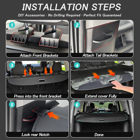 VEENJOY mounting spring ends close-up showing easy tool-free installation benefit