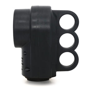 Veepeak handle closeup highlighting ergonomic three-hole grip for safer plugging and unplugging