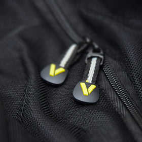 Veer rear basket close-up of water-resistant fabric and durable frame