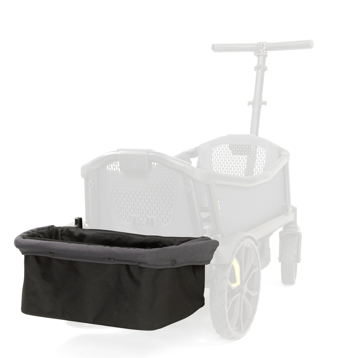 Veer rear basket removable liner detail for easy washing and maintenance