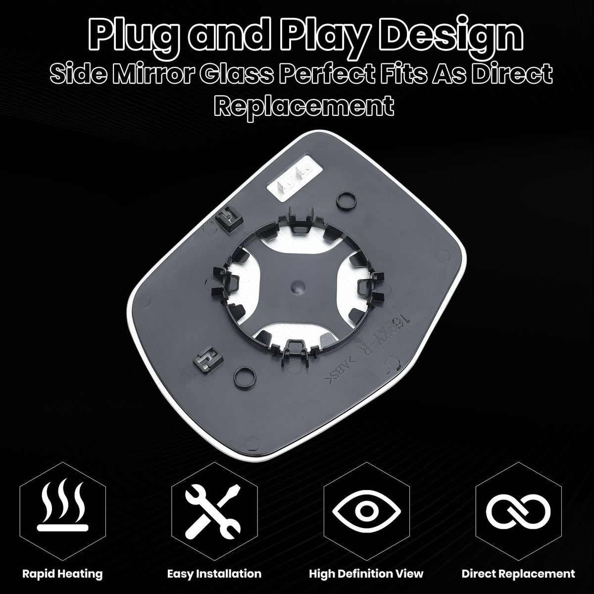 vefix connector terminal view showing heated sockets benefit: quick defrost