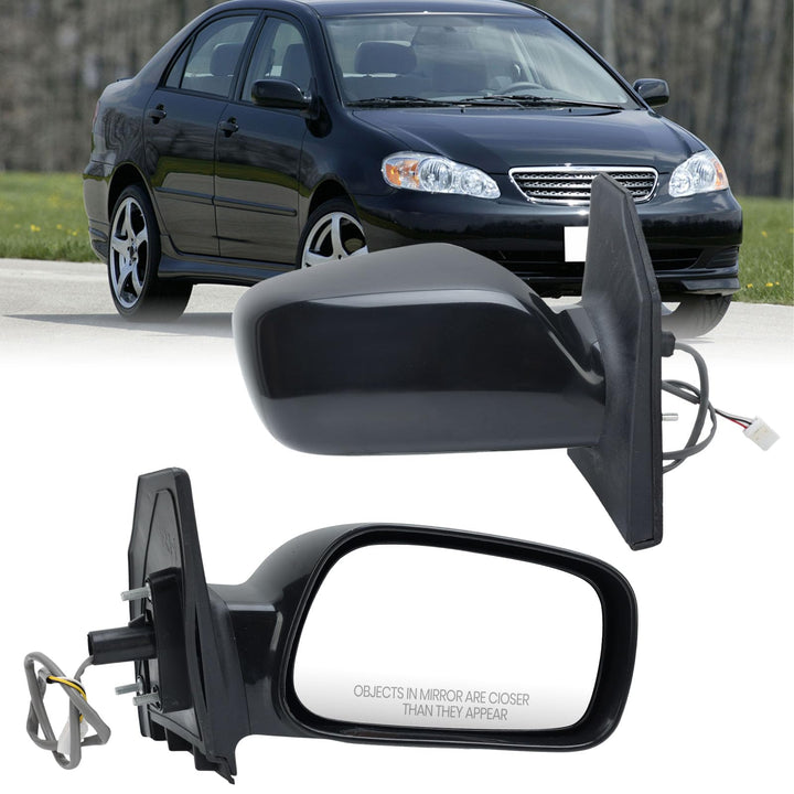 vefix right passenger mirror front view shows fit and finish for correct replacement