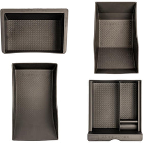 Vehicle OCD front packaging showing center console set and contents for easy identification