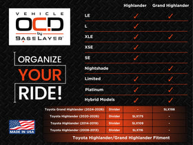 Vehicle OCD packaging with made in usa label highlighting domestic manufacturing