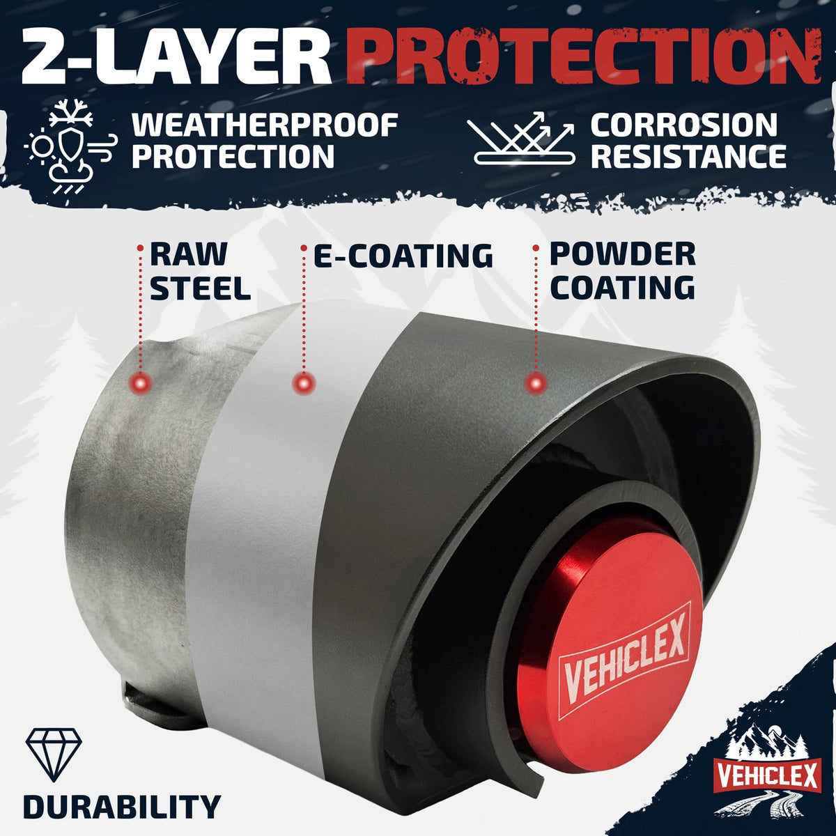Vehiclex close-up of brass-core puck cylinder highlighting corrosion resistance benefit