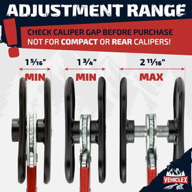 Vehiclex tool compressing caliper in service illustrating reliable piston retraction