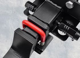 Vehiclex on trailer hitch in use demonstrating secure towing peace of mind