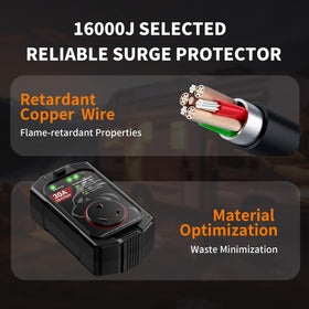 Vehiker side label showing specs and certification for safer power