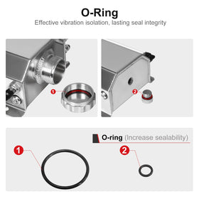 VehiMata bottom drain plug detail showing threaded seal for easy maintenance