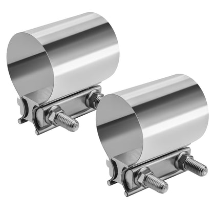 VehiMata clamp front view showing full band and I-block for durable sealing