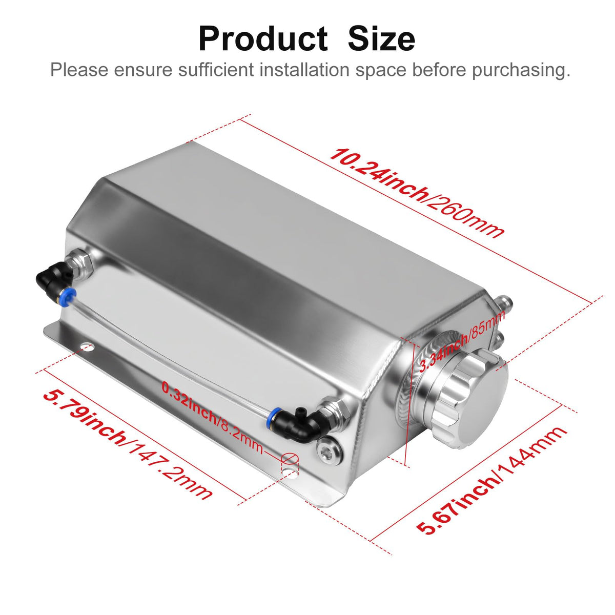 VehiMata installed in an engine bay showing practical fit and space-saving advantage