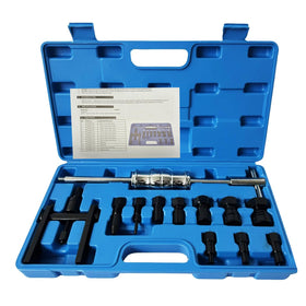 VEHIRETL front packaging showing full 12-piece bearing puller set and kit benefits