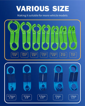 VEHIRETL rubber inserts and clips preventing hose damage benefit