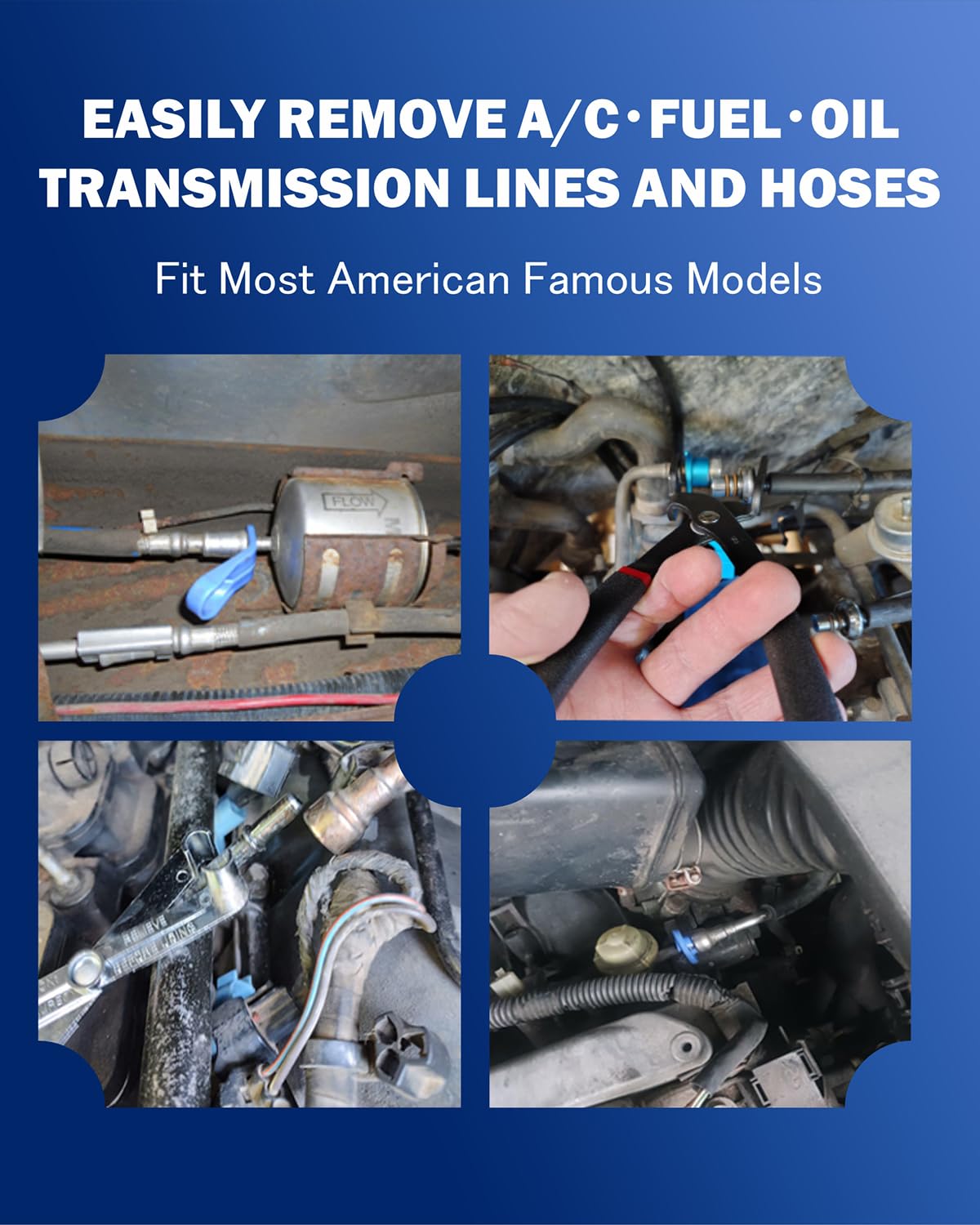 VEHIRETL close-up of arrayed tools demonstrating size variety advantage