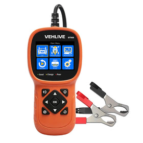 VEHLIVE BT906 front display showing test results and easy reading