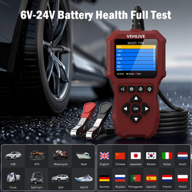 VEHLIVE BT911 with user manual and upgrade card showing included accessories