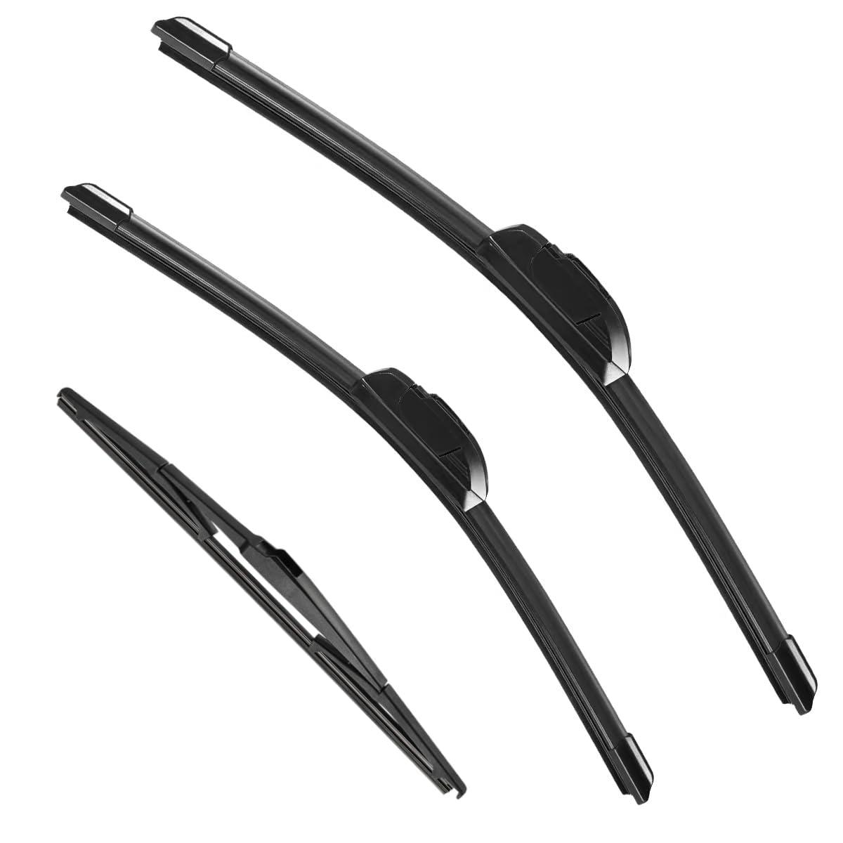 VEIGEIR 16-inch rear blade next to ruler showing correct size benefit