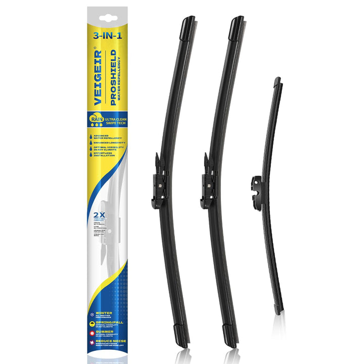 VEIGEIR front packaging showing full 3-pack and fitment benefit
