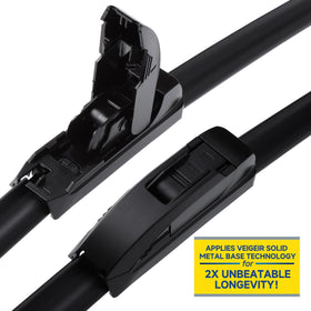 VEIGEIR three blades 22, 21, 11 inches showing correct sizes