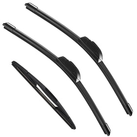 VEIGEIR blades in use on Jeep Wrangler driving in rain for safer vision