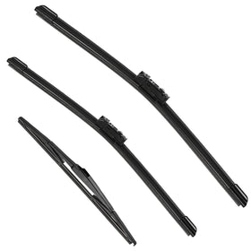 VEIGEIR blades laid out 24, 18, 14 inch with clear size comparison advantage