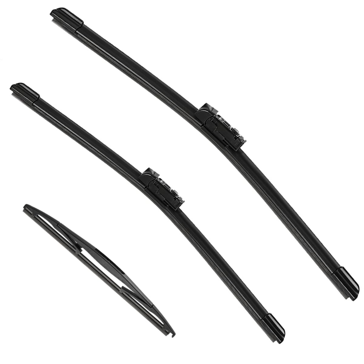 VEIGEIR blades installed on Subaru Forester windshield demonstrating clear wipe