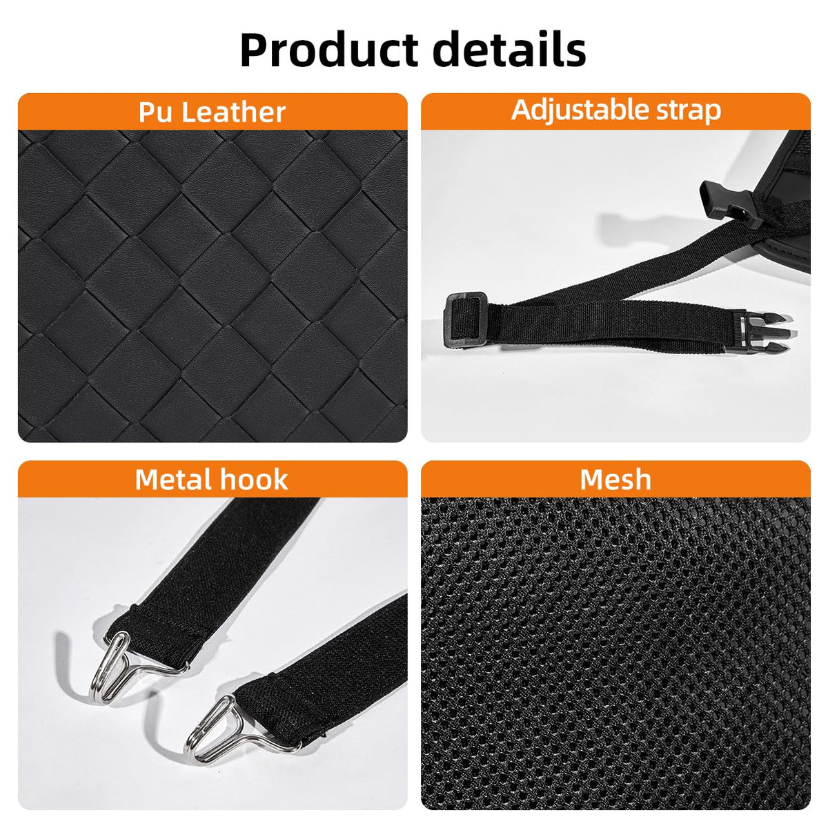 Veitail next to a handbag showing scale and capacity for medium bags