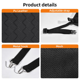 Veitail next to a handbag showing scale and capacity for medium bags