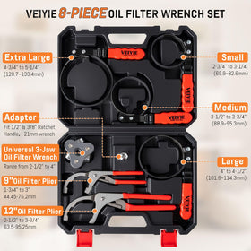 VEIYIE closed storage case showing compact transport and organized storage