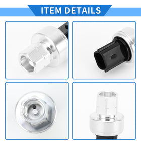 VekAuto pressure switch size comparison next to ruler showing accurate OEM fit benefit