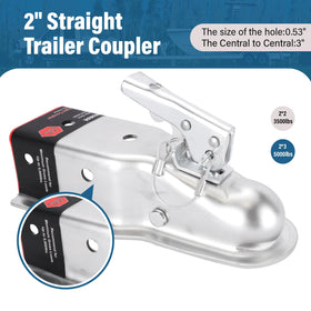 VEKINSE coupler mounted on 3-inch channel demonstrating straightforward installation