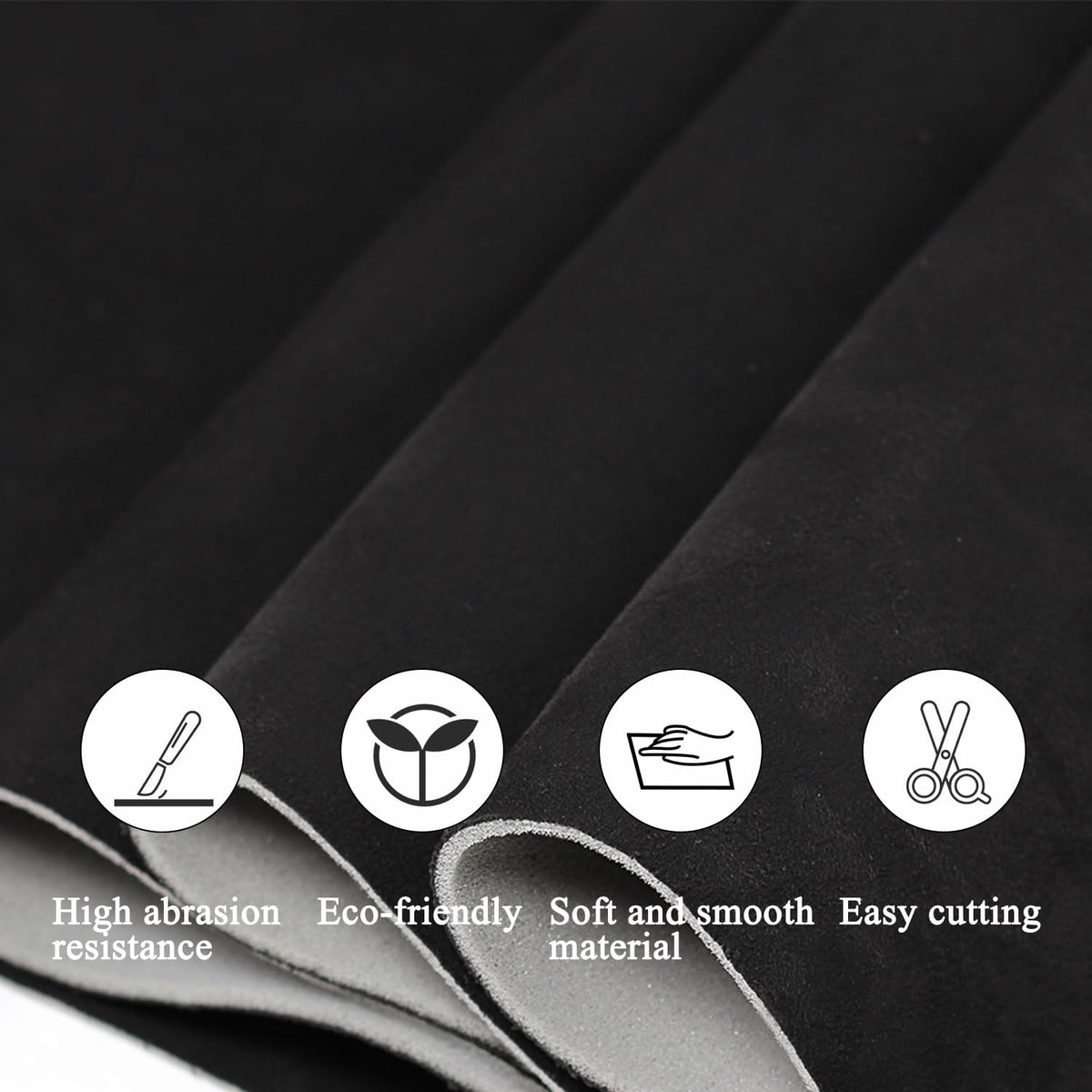 VelaStrides suede texture close-up displaying soft nap and durable surface