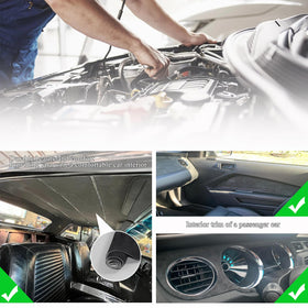VelaStrides installed in car roof restoring smooth, factory-like appearance