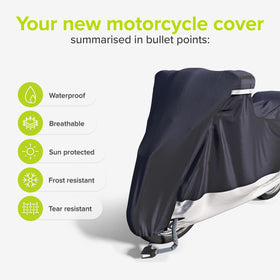 VELMIA enlarged license plate window ensures legal plate visibility