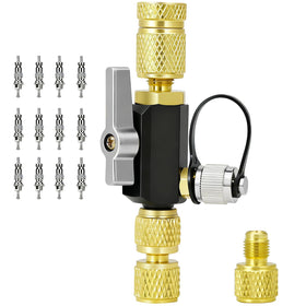 VELQUAI front view of dual-ended valve core removal tool showing connectors and finish for reliability