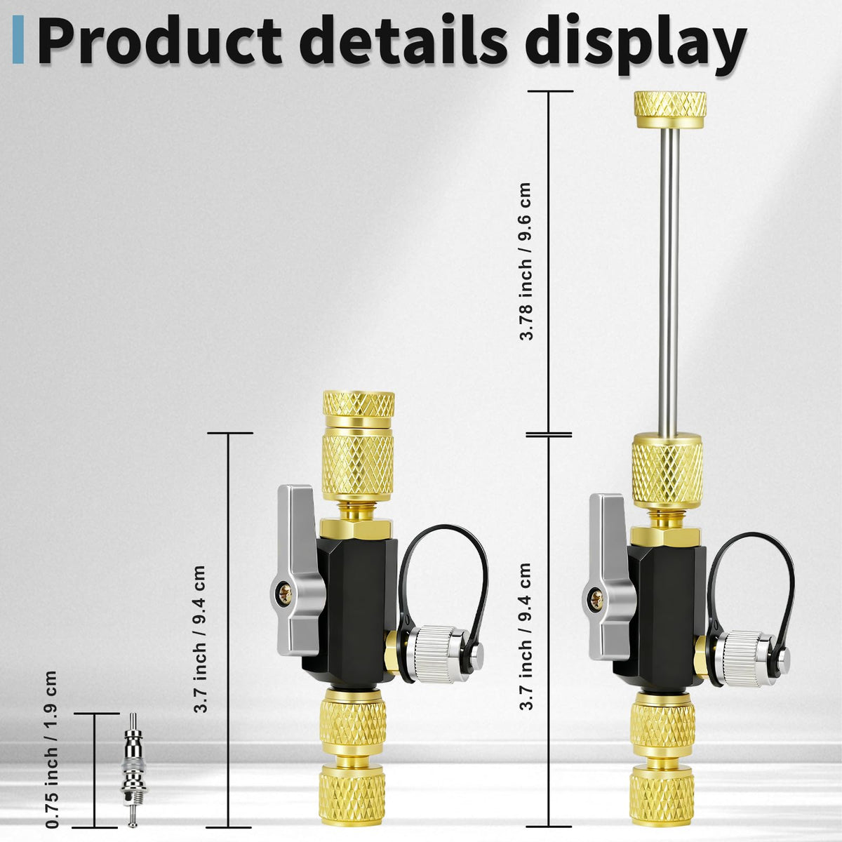 VELQUAI twelve replacement valve cores fanned out showing spares for uninterrupted service