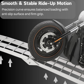 VENDAV rubber-tipped tailgate contact reducing ramp shift during loading