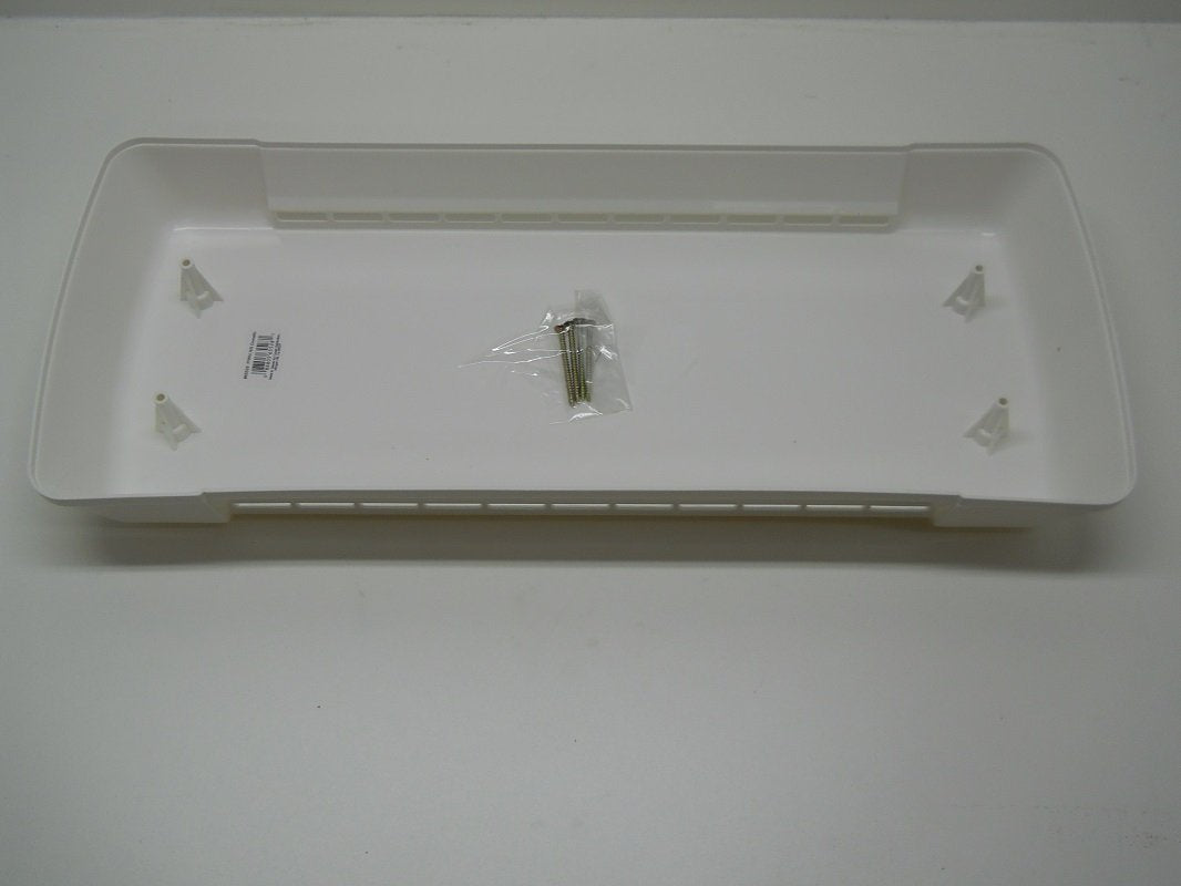 Ventmate 65528 installed on RV refrigerator vent, clean look and weather protection