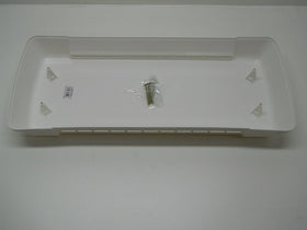 Ventmate 65528 installed on RV refrigerator vent, clean look and weather protection