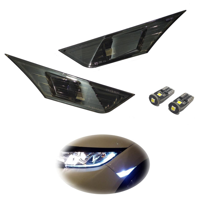 Venyeeda front package view showing smoked lens and clean fit for Civics