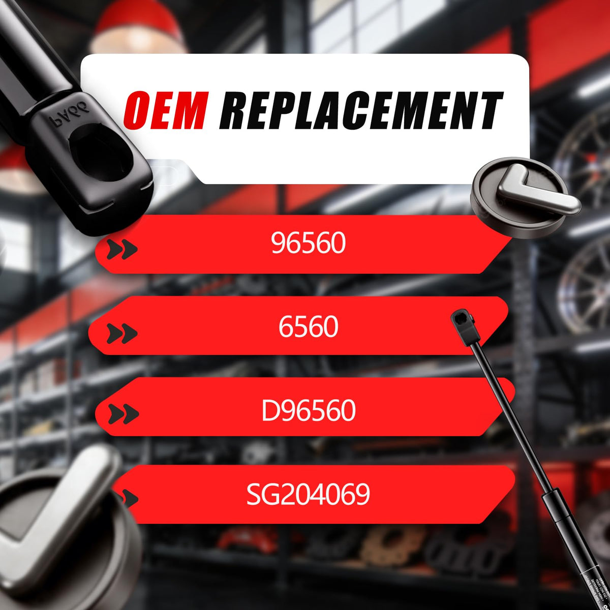 Vepagoo extended strut profile illustrating smooth lift action