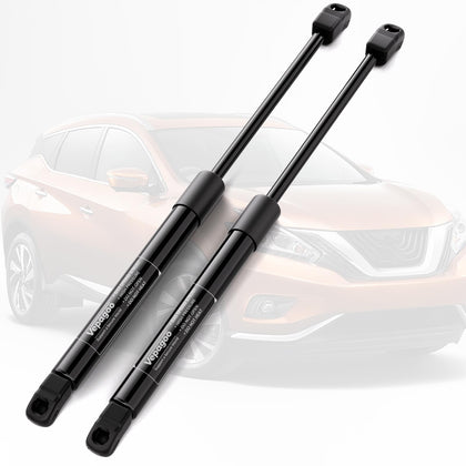 Vepagoo front hood strut packaging showing product and benefit of direct-fit replacement